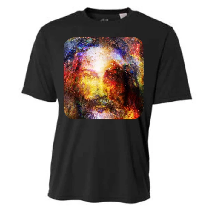 Jesus is the Galaxy Christian Painting Cooling Performance Crew T-Shirt