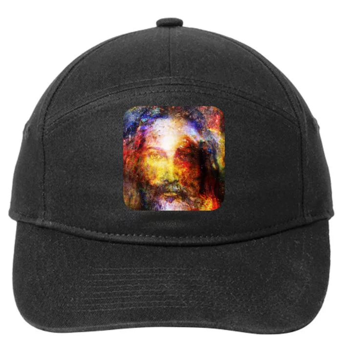 Jesus is the Galaxy Christian Painting 7-Panel Snapback Hat