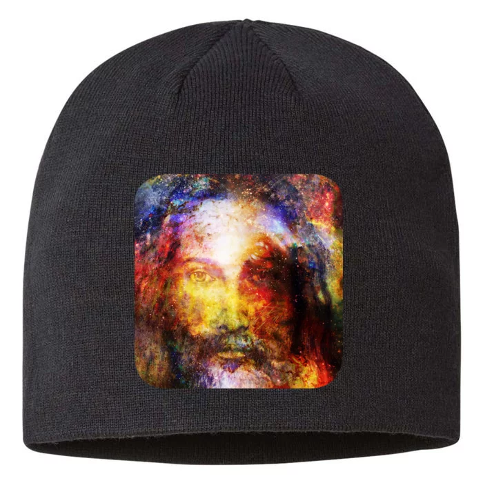 Jesus is the Galaxy Christian Painting 8 1/2in Sustainable Knit Beanie