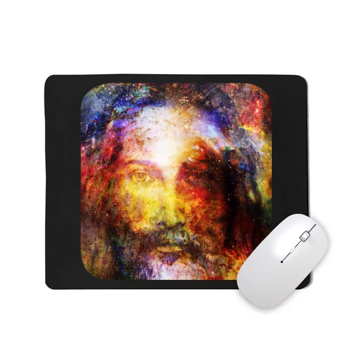 Jesus is the Galaxy Christian Painting Mousepad