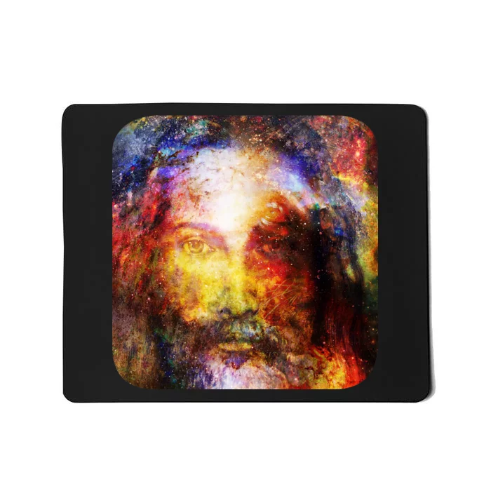 Jesus is the Galaxy Christian Painting Mousepad