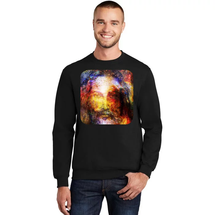 Jesus is the Galaxy Christian Painting Tall Sweatshirt