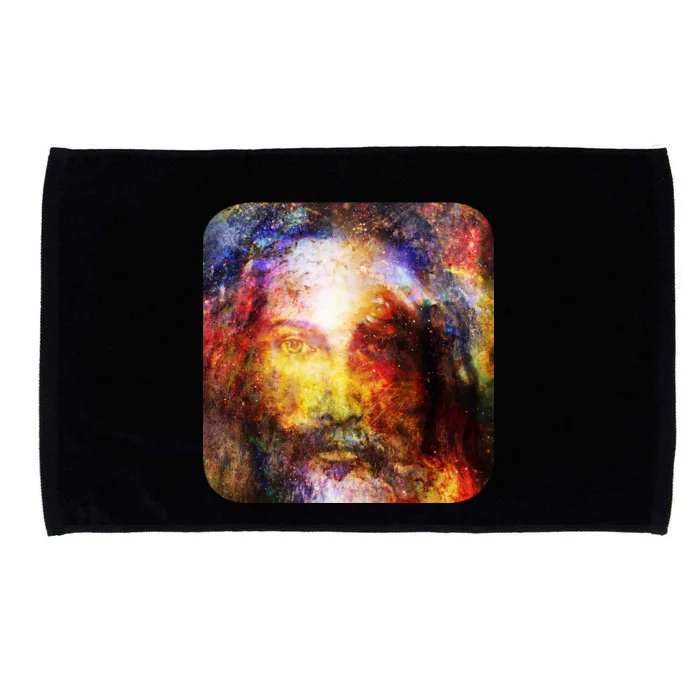 Jesus is the Galaxy Christian Painting Microfiber Hand Towel