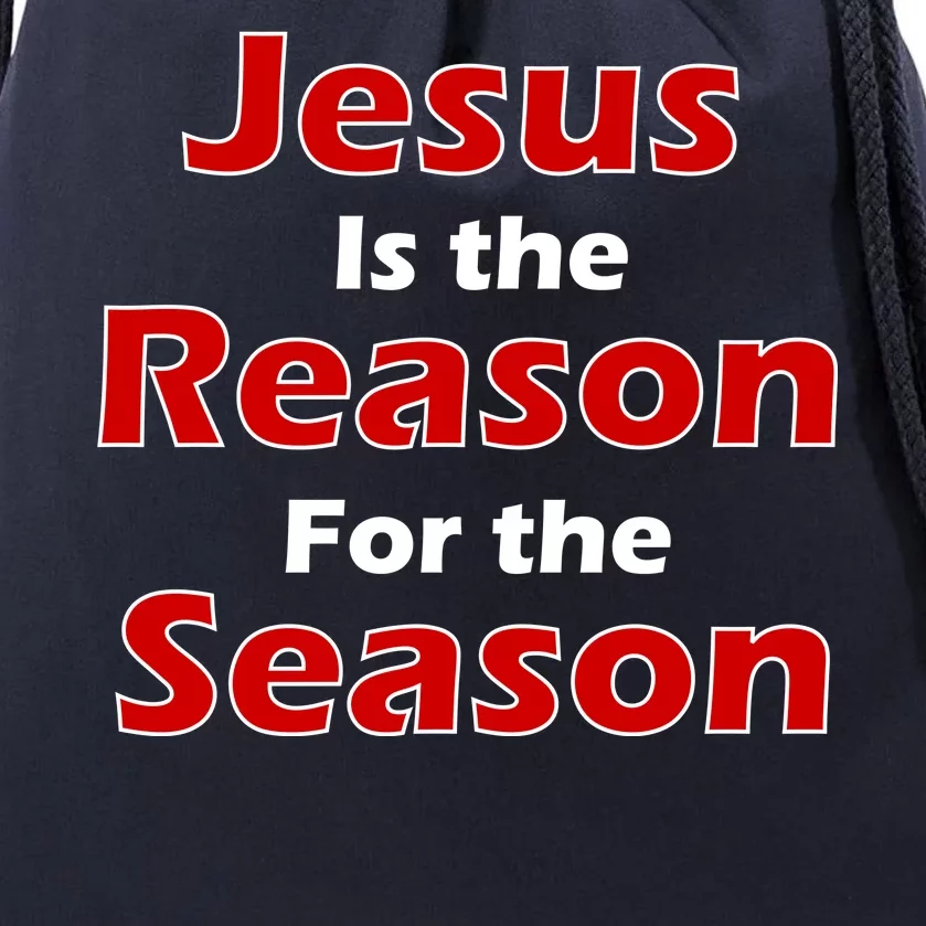 Jesus Is the Reason for Season Drawstring Bag