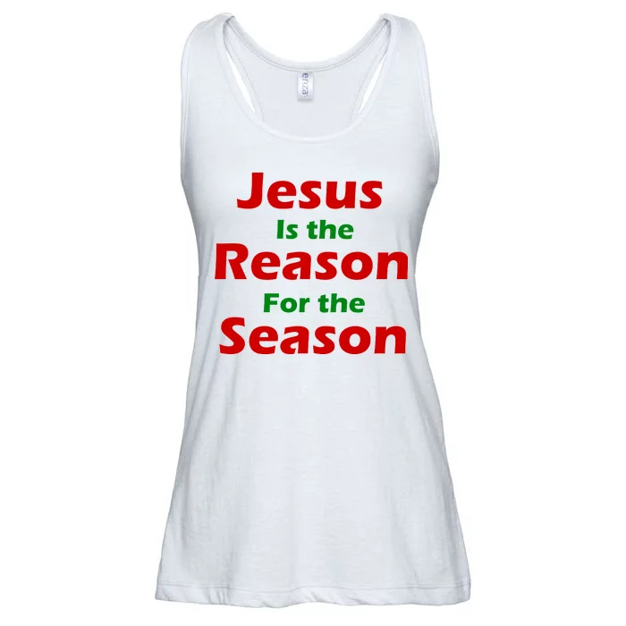 Jesus Is the Reason for Season Ladies Essential Flowy Tank