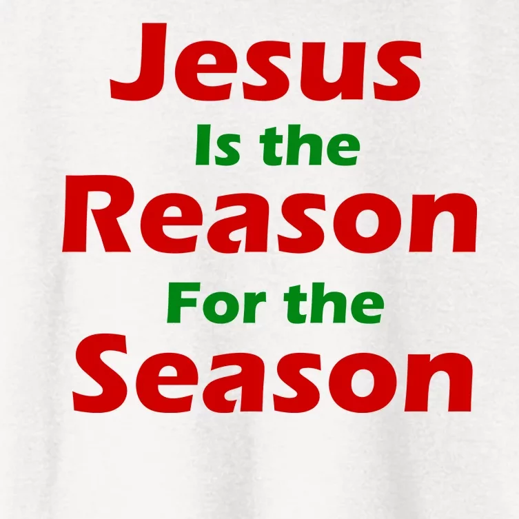 Jesus Is the Reason for Season Women's Crop Top Tee