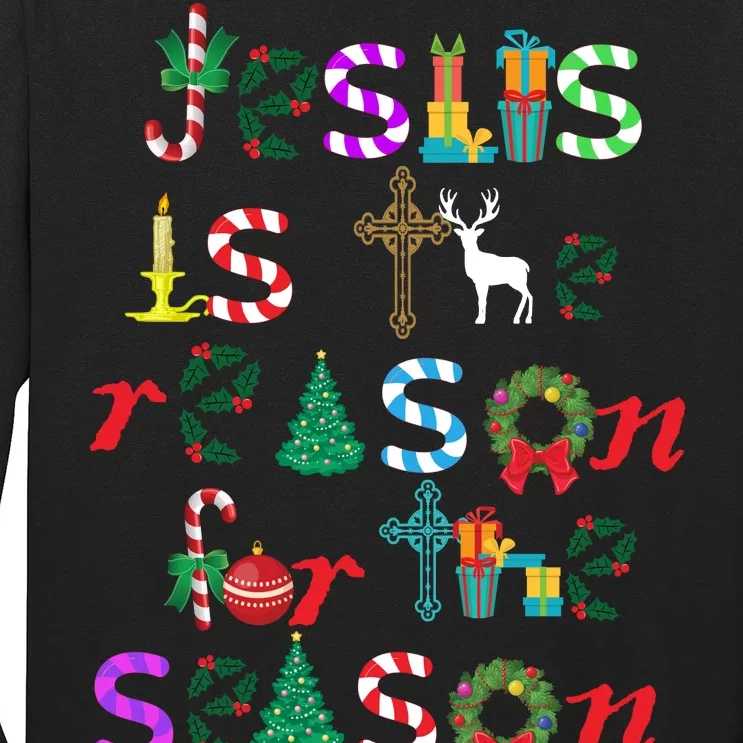 Jesus Is The Reason For The Season Christmas Long Sleeve Shirt