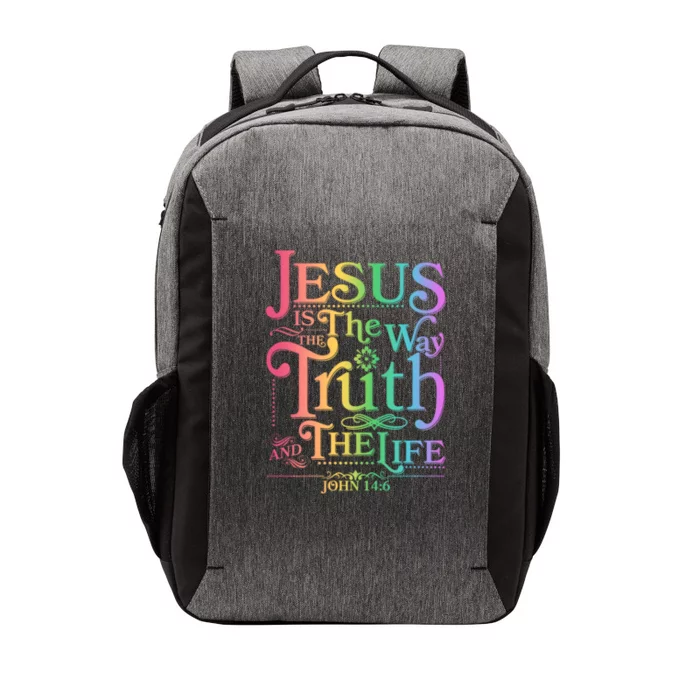 Jesus is the way the Truth and the Life John 14:6 Vector Backpack