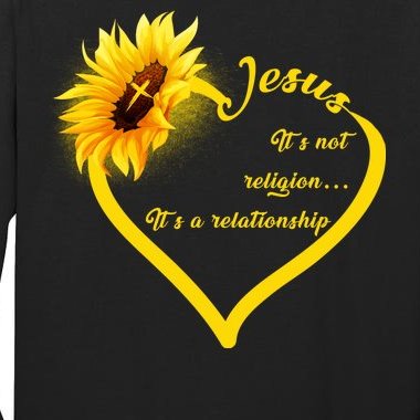 Jesus It's A Relationship Tall Long Sleeve T-Shirt