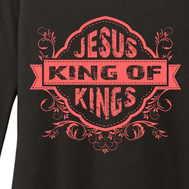 Jesus King of Kings Womens CVC Long Sleeve Shirt