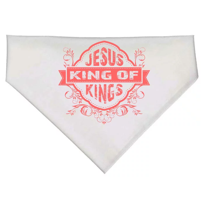 Jesus King of Kings USA-Made Doggie Bandana