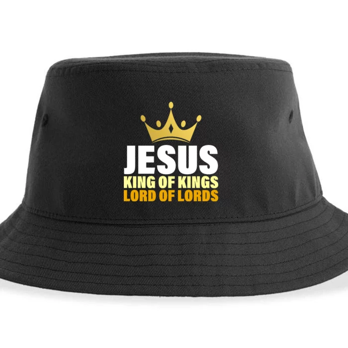 Jesus King Of Kings Lords Of Lords Sustainable Bucket Hat