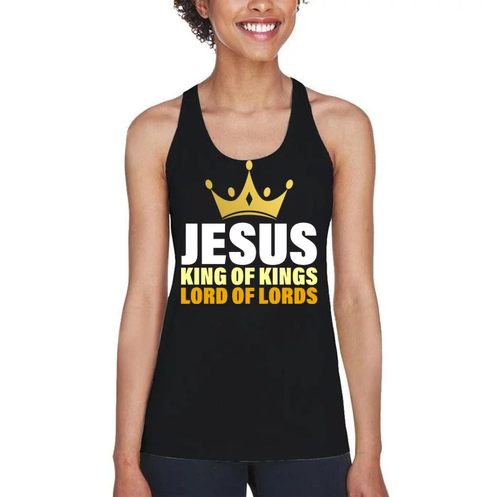 Jesus King Of Kings Lords Of Lords Women's Racerback Tank