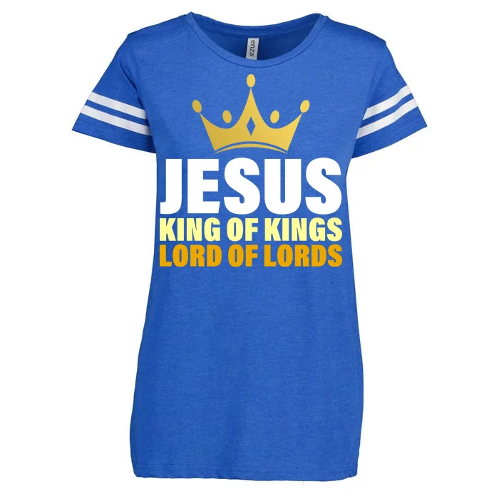 Jesus King Of Kings Lords Of Lords Enza Ladies Jersey Football T-Shirt