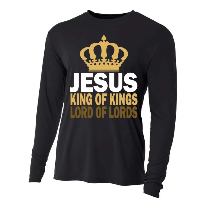 Jesus Lord Of Lords King Of Kings Cooling Performance Long Sleeve Crew