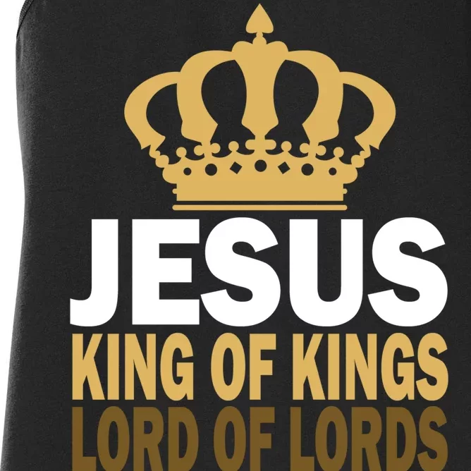 Jesus Lord Of Lords King Of Kings Women's Racerback Tank