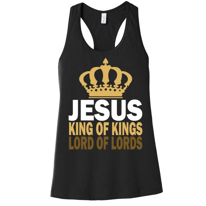 Jesus Lord Of Lords King Of Kings Women's Racerback Tank