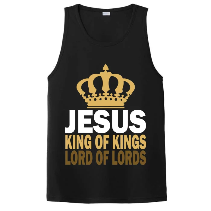 Jesus Lord Of Lords King Of Kings Performance Tank