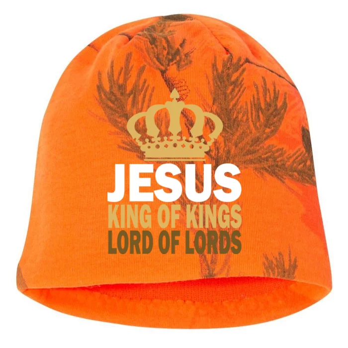 Jesus Lord Of Lords King Of Kings Kati - Camo Knit Beanie