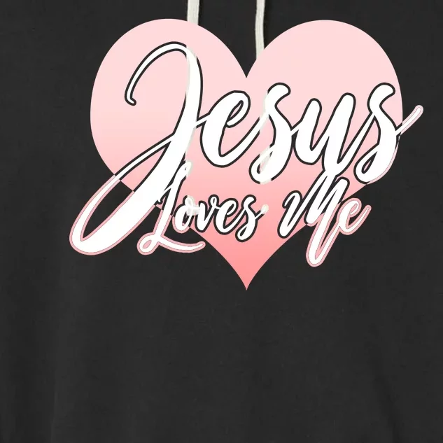 Jesus Love Me Garment-Dyed Fleece Hoodie