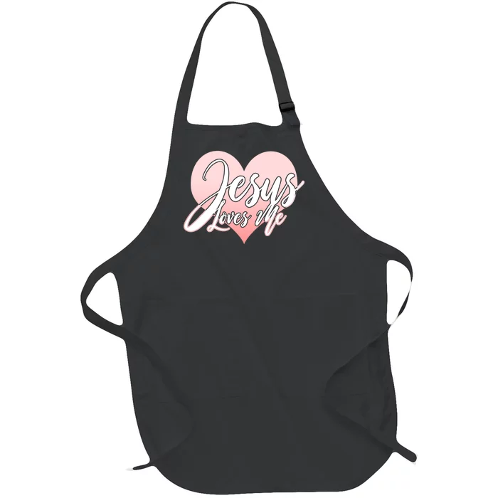 Jesus Love Me Full-Length Apron With Pocket