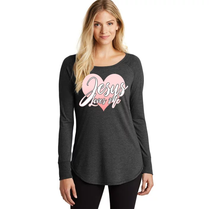 Jesus Love Me Women's Perfect Tri Tunic Long Sleeve Shirt