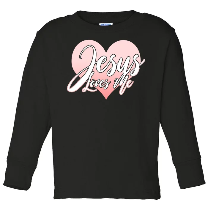 Jesus Love Me Toddler Long Sleeve Shirt