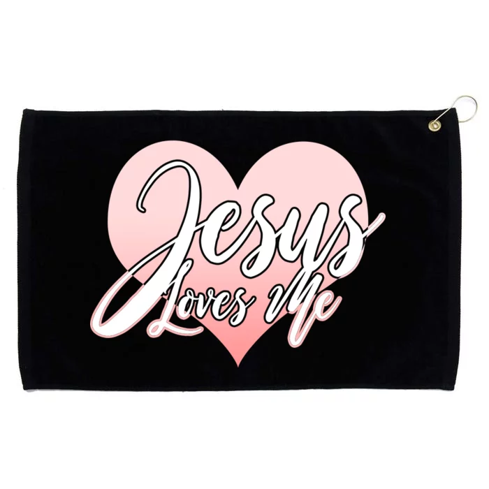 Jesus Love Me Grommeted Golf Towel