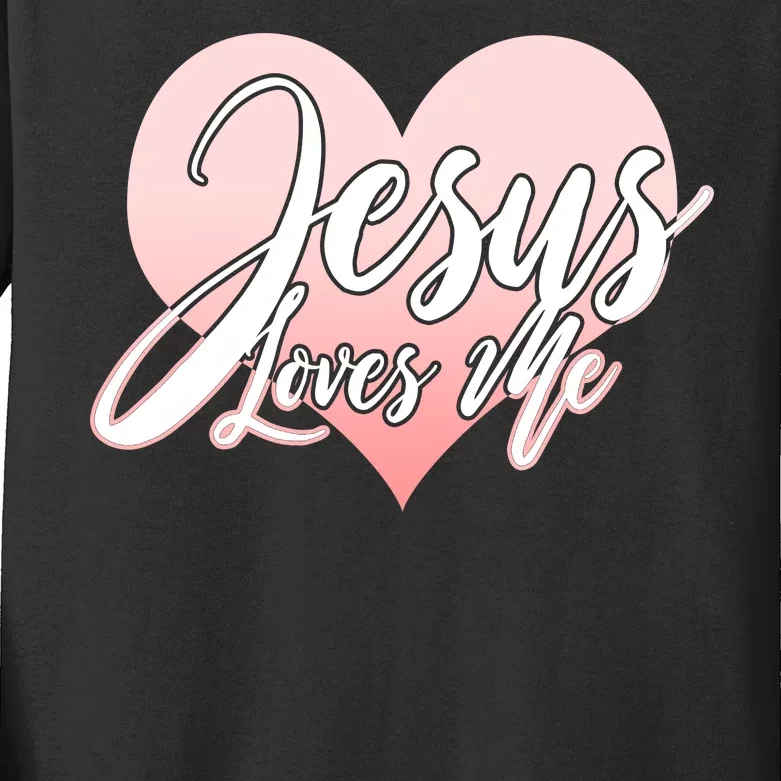 Jesus Love Me Kids Long Sleeve Shirt