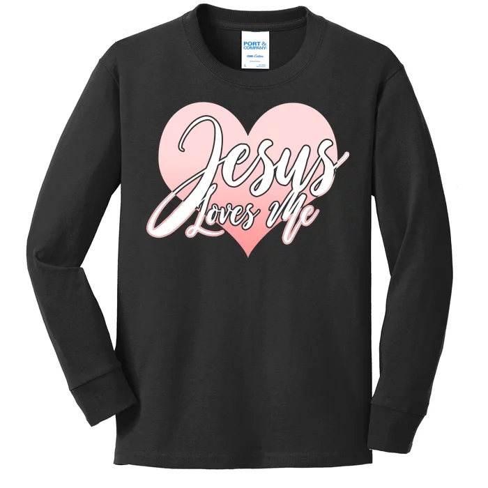 Jesus Love Me Kids Long Sleeve Shirt