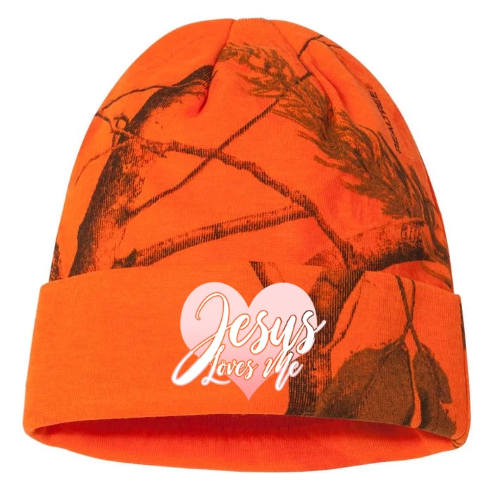 Jesus Love Me Kati - 12in Camo Beanie