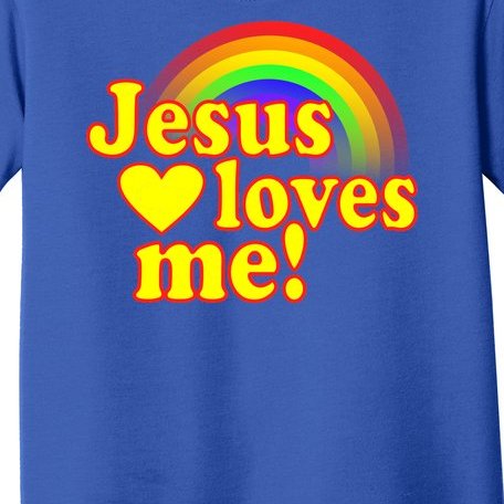 Jesus Loves Me Cool Rainbow Toddler T-Shirt