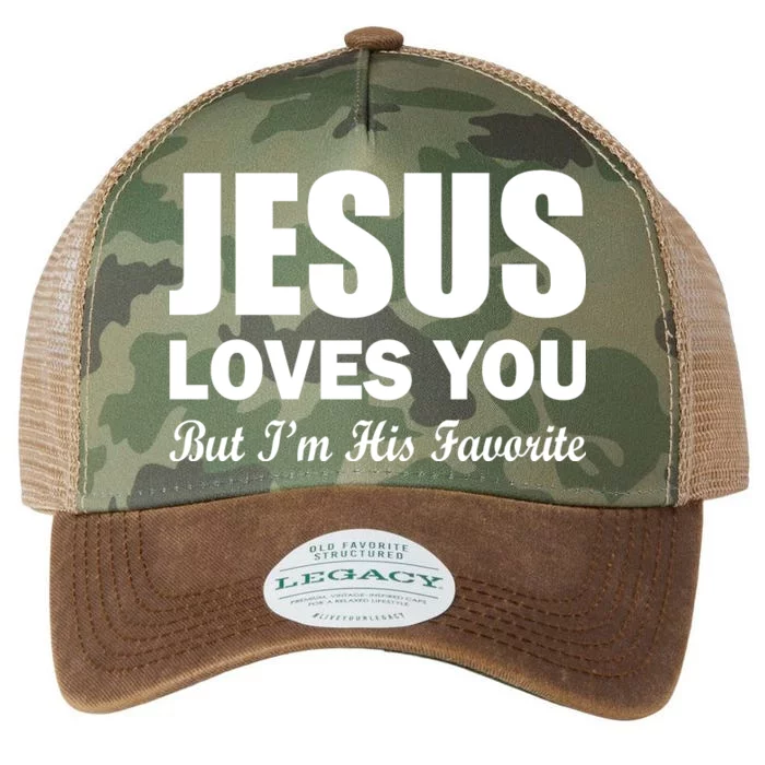 Jesus Loves You But I'm His Favorite Legacy Tie Dye Trucker Hat