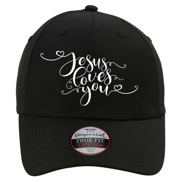 Jesus Loves You Cursive Style The Original Performance Cap