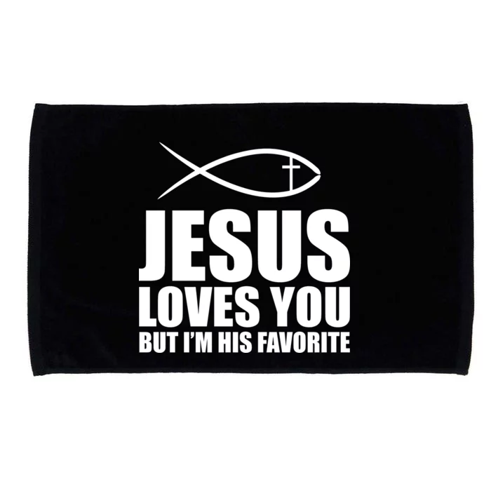 Jesus Loves You Funny Christain Microfiber Hand Towel