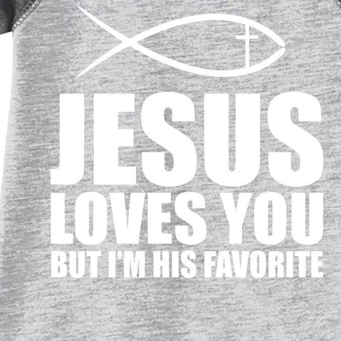 Jesus Loves You Funny Christain Infant Baby Jersey Bodysuit