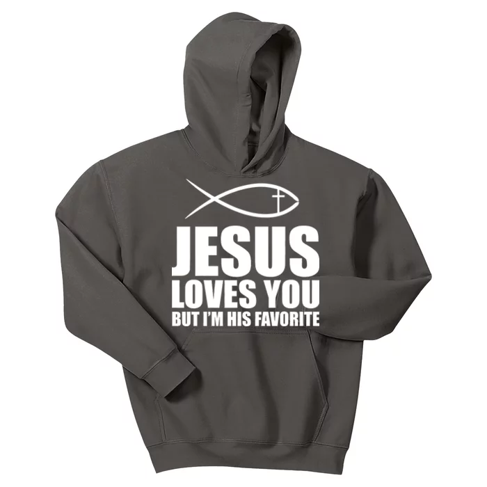 Jesus Loves You Funny Christain Kids Hoodie