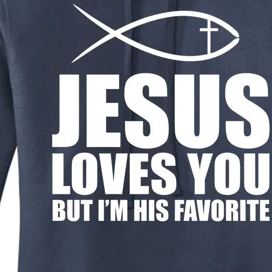 Jesus Loves You Funny Christain Women's Pullover Hoodie