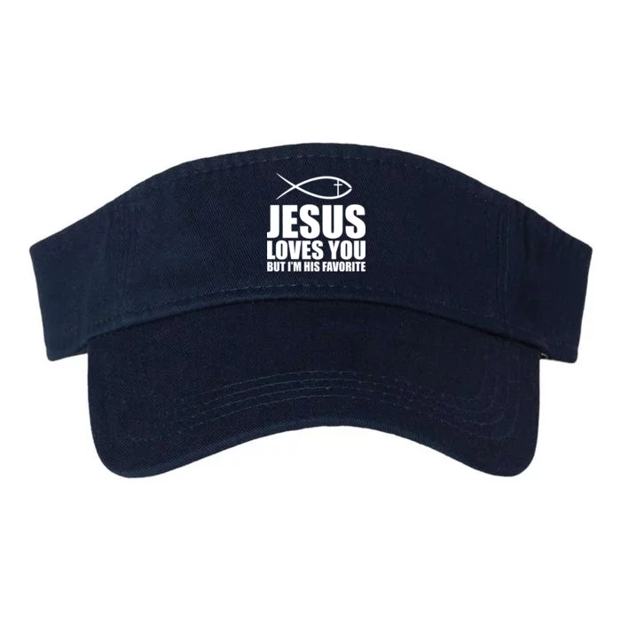 Jesus Loves You Funny Christain Valucap Bio-Washed Visor