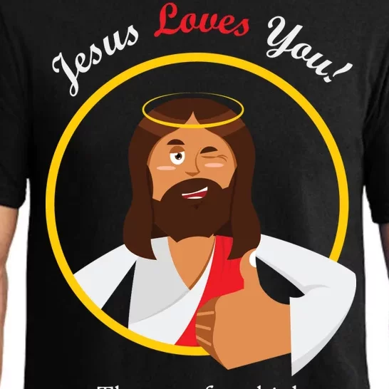 Jesus Loves You Funny Christian Pajama Set