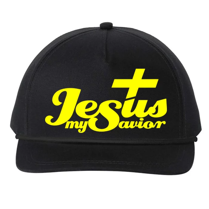 Jesus My Savior Christian Catholic Snapback Five-Panel Rope Hat