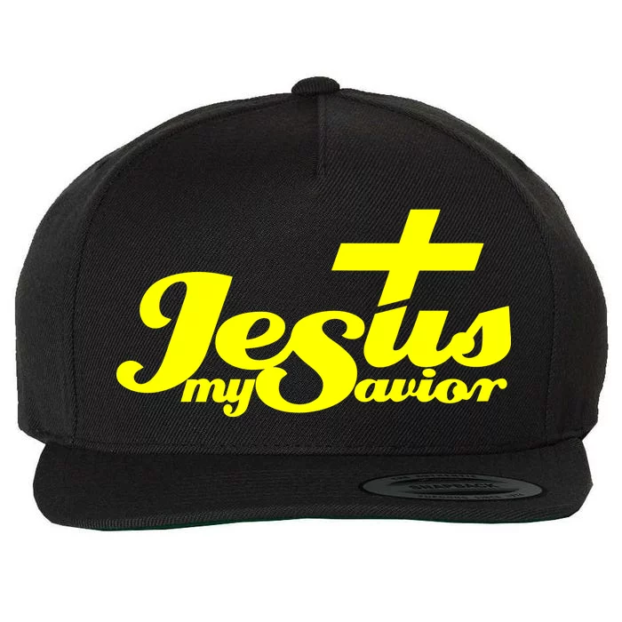 Jesus My Savior Christian Catholic Wool Snapback Cap