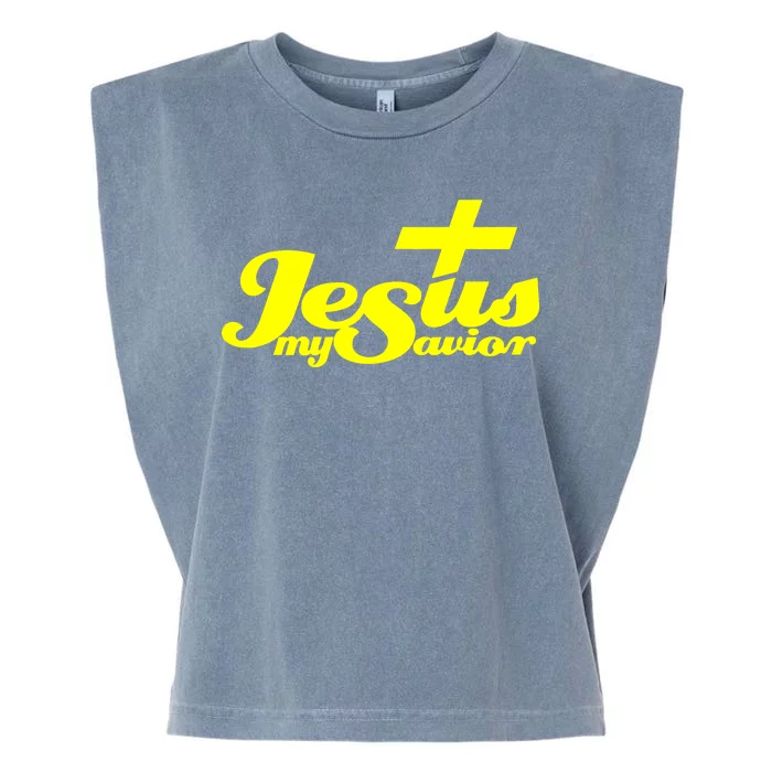 Jesus My Savior Christian Catholic Garment-Dyed Women's Muscle Tee