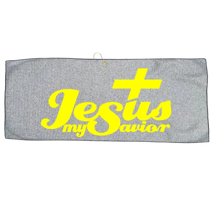 Jesus My Savior Christian Catholic Large Microfiber Waffle Golf Towel