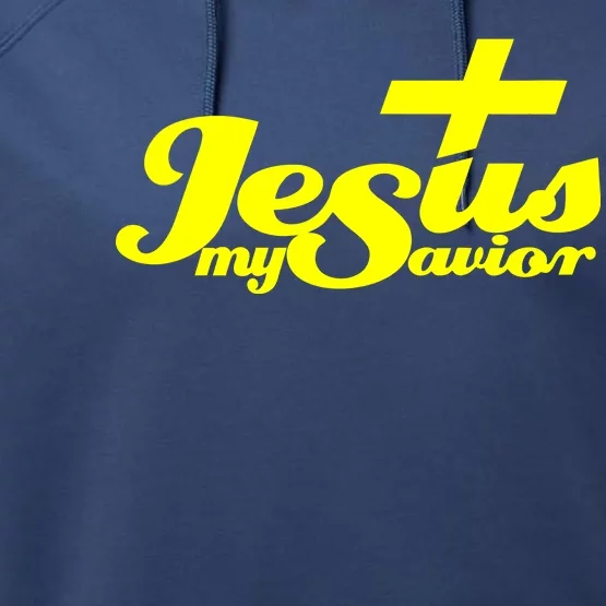 Jesus My Savior Christian Catholic Performance Fleece Hoodie