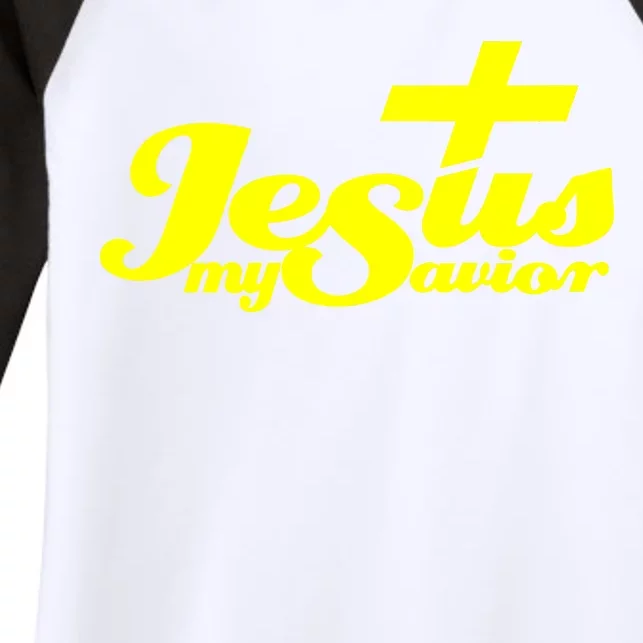 Jesus My Savior Christian Catholic Women's Tri-Blend 3/4-Sleeve Raglan Shirt