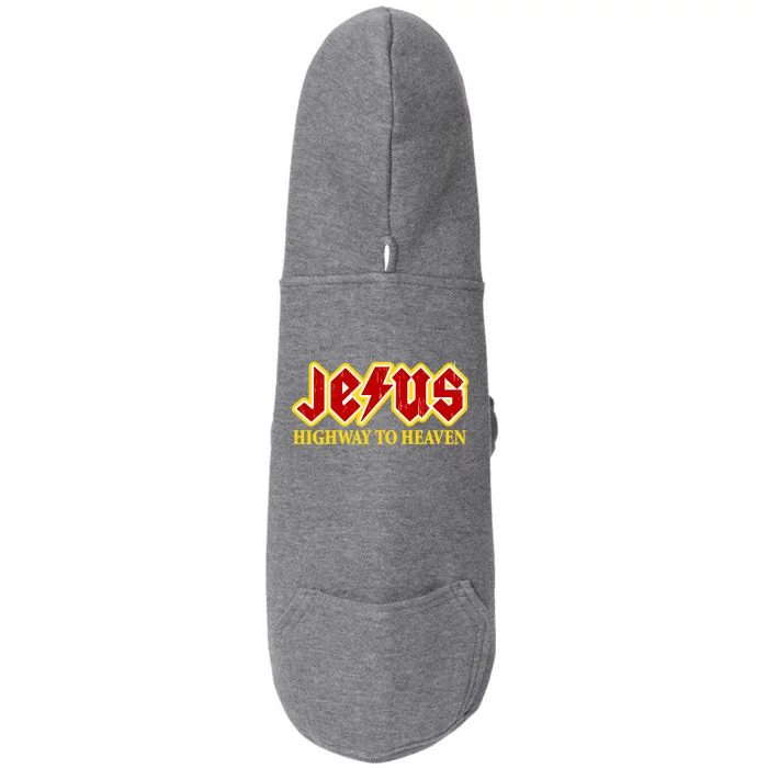 Jesus Rocks Highway To heaven Doggie 3-End Fleece Hoodie