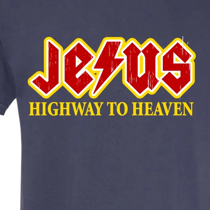 Jesus Rocks Highway To heaven Garment-Dyed Heavyweight T-Shirt