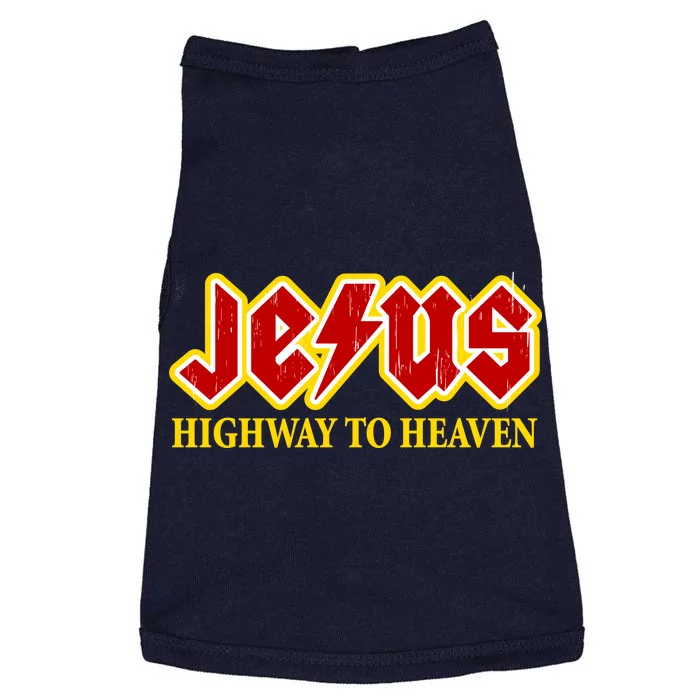 Jesus Rocks Highway To heaven Doggie Tank