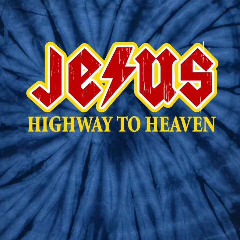 Jesus Rocks Highway To heaven Tie-Dye T-Shirt